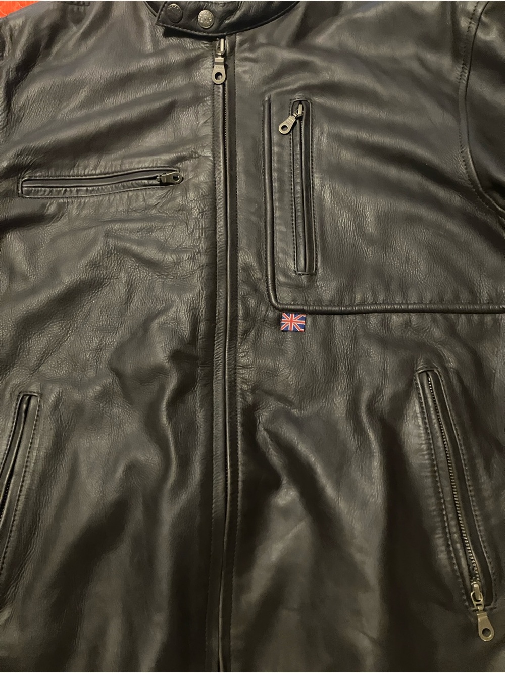 British Motorcycle Gear Men's Dark Brown Leather Riding Jacket